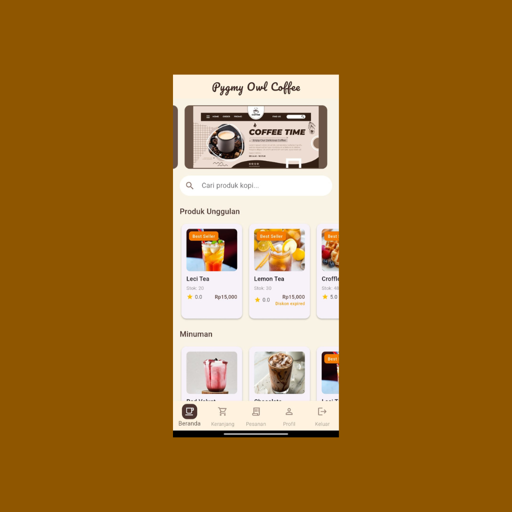 Coffee Shop App