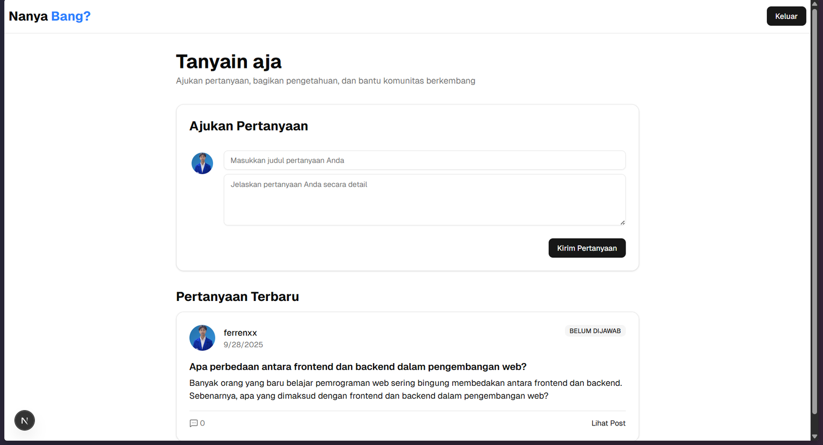 Nanya Bang?