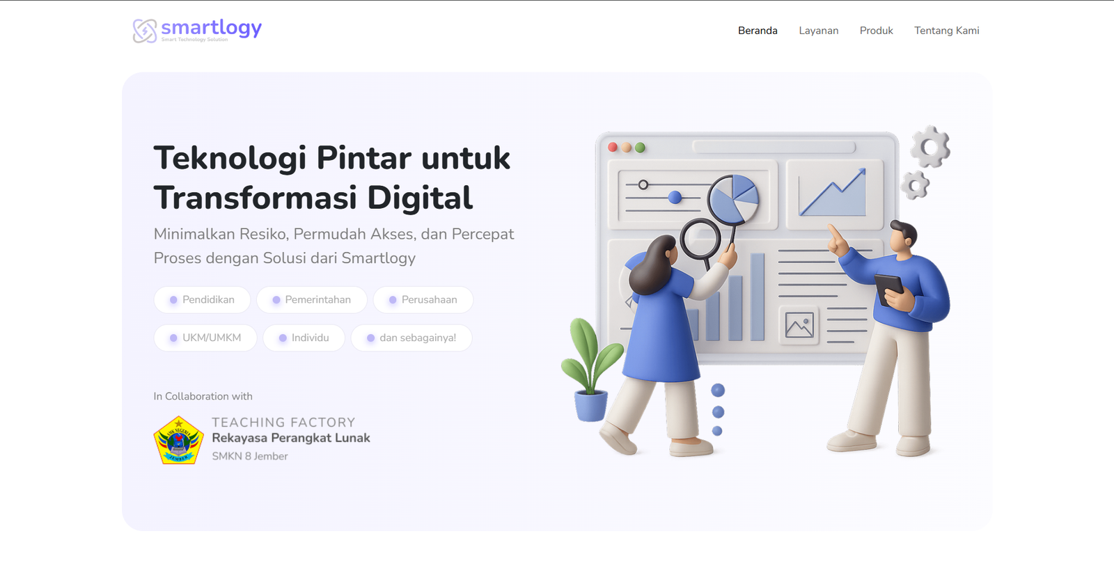 Smartlogy.id Landing Page